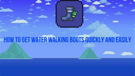 The Water Walking Potion is a buff potion which grants the Water Walking buff when consumed. . How to get water walking boots in terraria